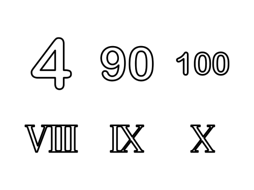 numbers-line-icons