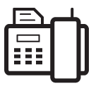 office phone fax line Icon