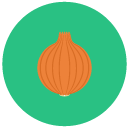 onion Flat Round Icon