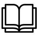 open pages line Icon