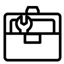 open toolbox two line Icon