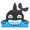 orca Filled Outline Icon