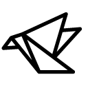 origami line Icon