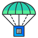 package airdrop Filled Outline Icon