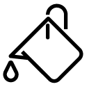 paint bucket fill line Icon