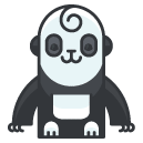 panda Filled Outline Icon