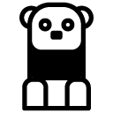 panda line Icon