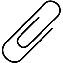 paperclip line Icon