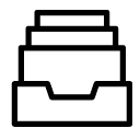 papertray line Icon