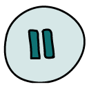 pause Doodle Icon