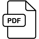 pdf line Icon