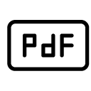 pdf line Icon