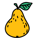 pear Doodle Icons