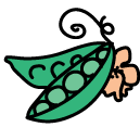 peas Doodle Icons