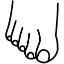 pedicure line Icon