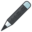 pencil Filled Outline Icon