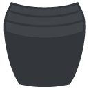 pencil skirt Filled Outline Icon