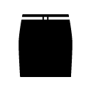 pencil skirt glyph Icon