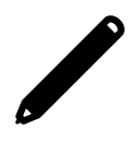 pencil_1 glyph Icon