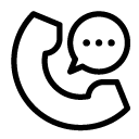 phone chat line Icon