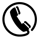 phone headset_1 glyph Icon