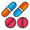 pills Filled Outline Icon