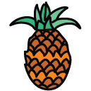 pineapple Doodle Icons