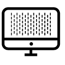 pixel grid line Icon