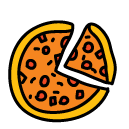 pizza Doodle Icons