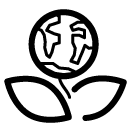 plant earth line Icon