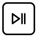 play pause line Icon