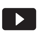 play video glyph Icon