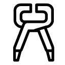 pliers one line Icon