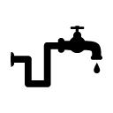 plumbing glyph Icon