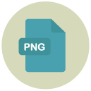 png Flat Round Icon