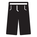pockets pants glyph Icon