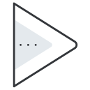 pointer right Filled Outline Icon