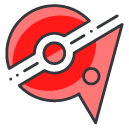 pokemon moltres Filled Outline Icon