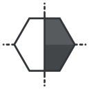 polygon Filled Outline Icon