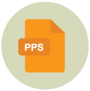 pps Flat Round Icon