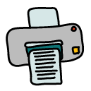 printer Doodle Icons