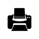 printer glyph Icon