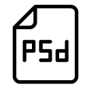 psd file line Icon