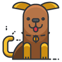 puppy Filled Outline Icon
