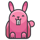 rabbit Filled Outline Icon