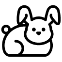 rabbit line Icon copy