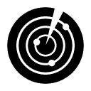 radar glyph Icon