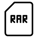 rar file line Icon