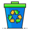 recycle bin Filled Outline Icon