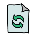 recycle paper Doodle Icons